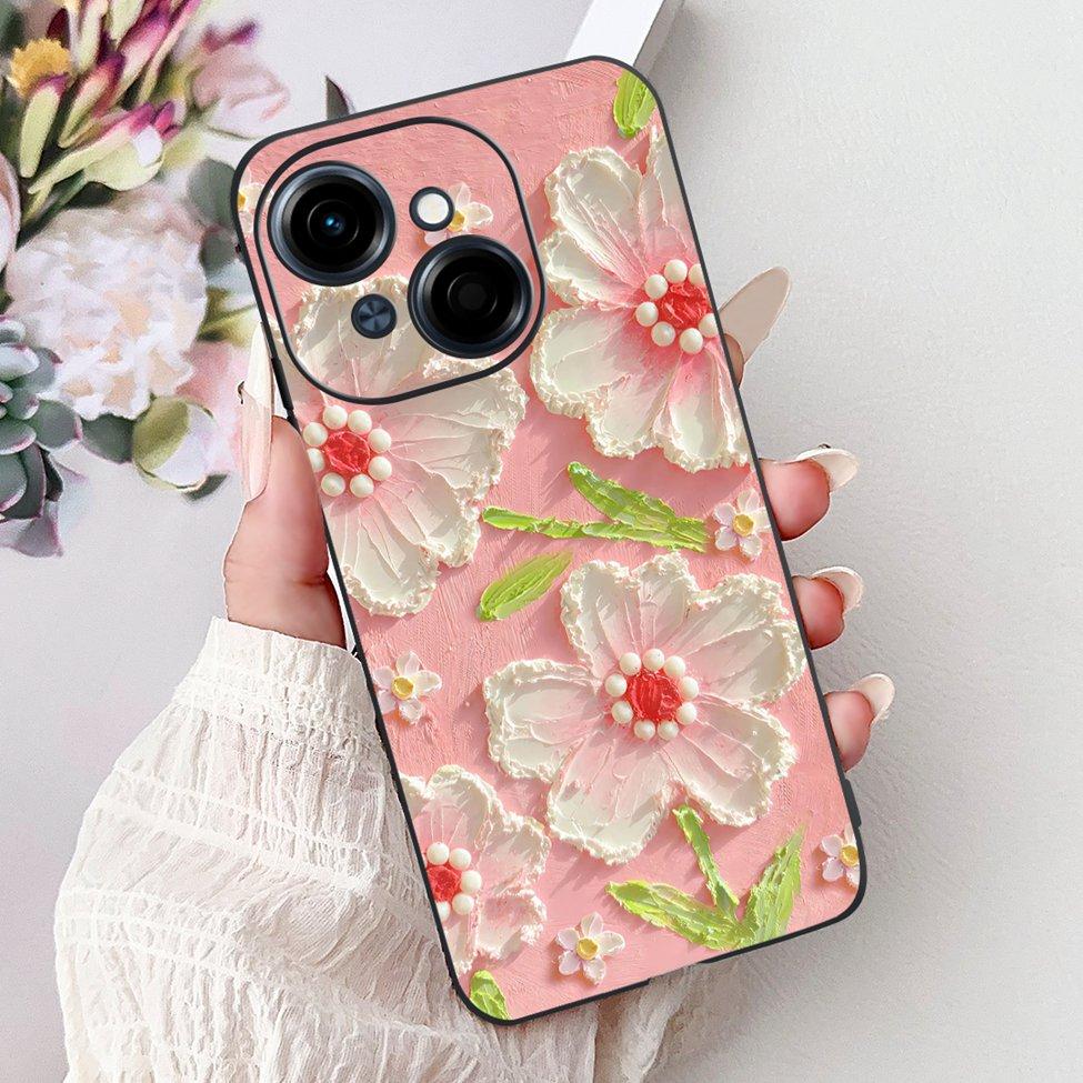 6.67'' For Tecno Spark Go 1 Case Pop 9 Cover Cute Cat Cartoon Fashion Butterfly Boy Girl Back Cover For Tecno Pop 9 Phone Case