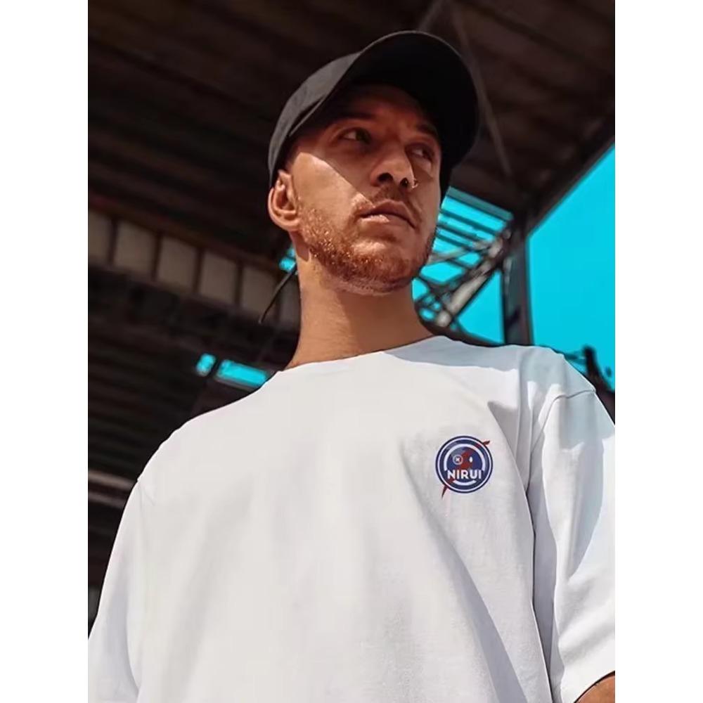 Lato Nowy Casualowy Luźny T-shirt z Krótkim Rękawem Męska Moda Luźny Nadruk Duży 8XL Hip Hop Odzież dla Pary Pół Rękawa Bawełniany Top