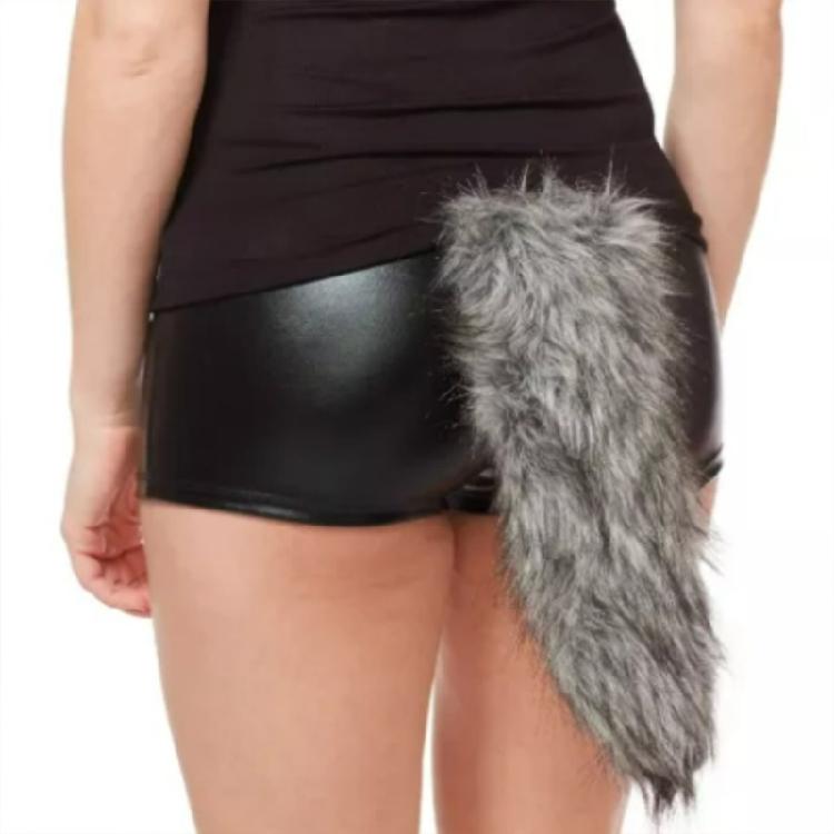 Dog Tail Cats Tail Wolf Leopard Tail Halloween Cosplay Party Costume Huge Furry Tail Faux Furs Foxes Tail for Teen Adult
