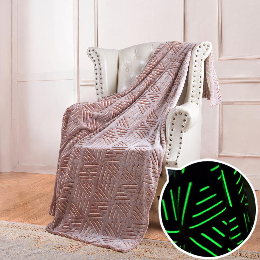 Deka Glow in the Dark Throw Deka, vzor Galaxy Stars Měkká útulná flanelová fleecová deka pro chlapce Dívky, Šedá dárková deka pro děti All Seasons