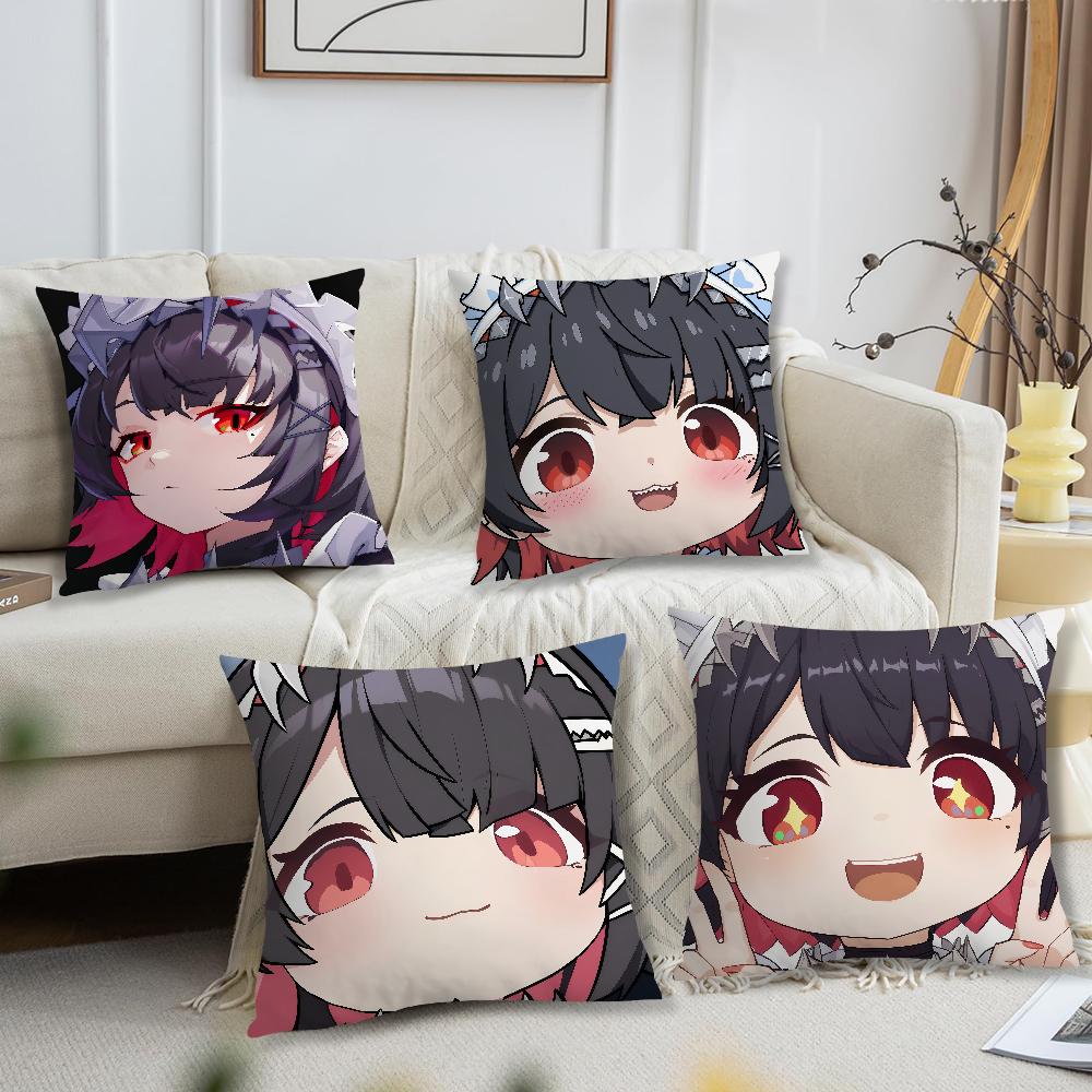 Zenless Zone Zero Ellen Joe cushion cover Comfortable soft Pillow Case for Sofa Living Room Home office Decor Protective Covers