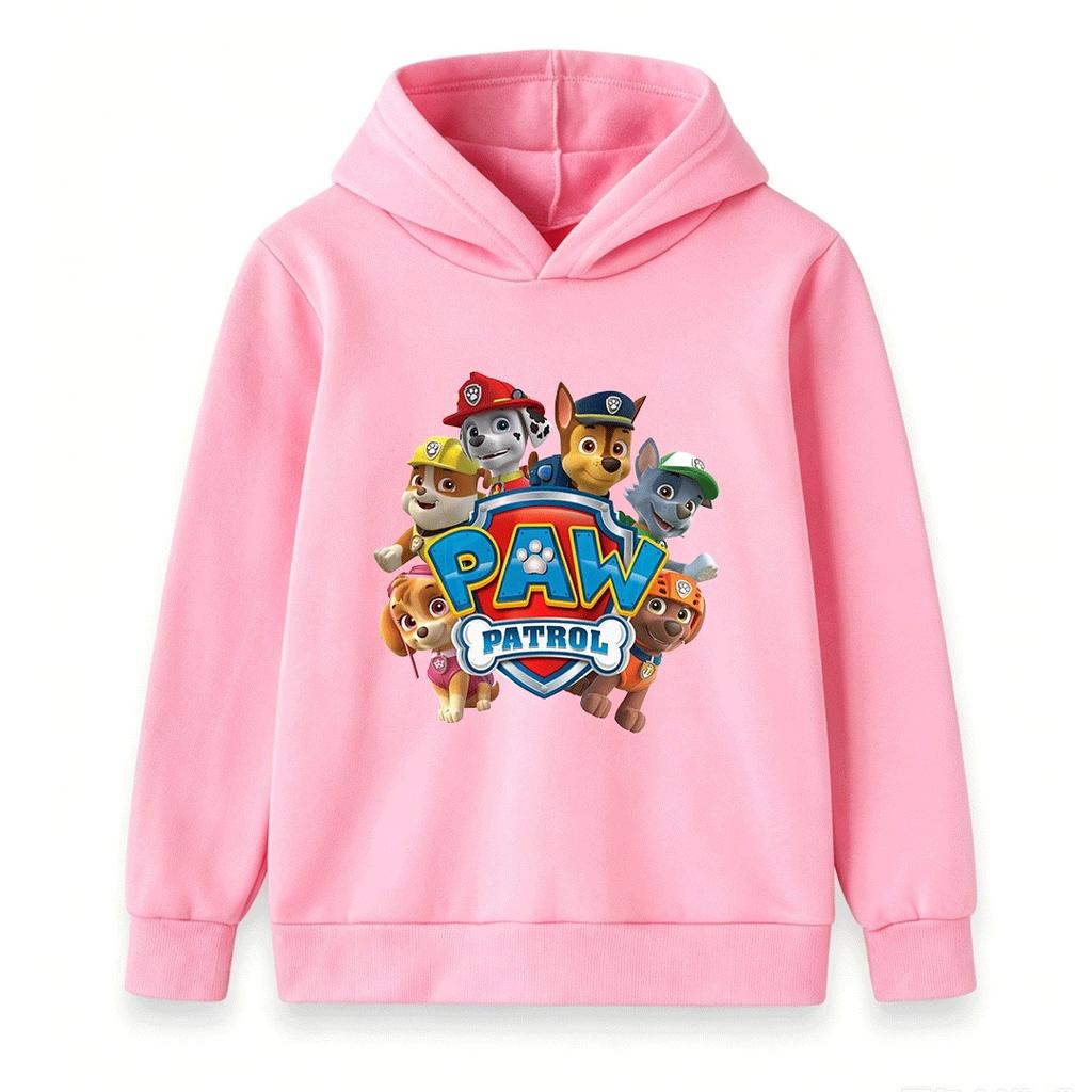 Kids Boys Girls Cartoon Animal Print Hooded Sweatshirt Casual Long Sleeve Pullover Tops for Toddlers