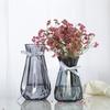 European Origami Glass Vase - Elegant Hydroponic Flower & Dried Decor for Living Room