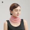 Summer Thin Anti-UV Scarf Women Driving Riding Chiffon Neck Collar Scarf Multi-Function UV Protection Mask Sunscreen For Face