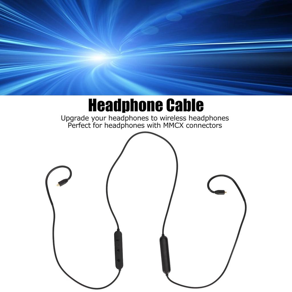 Wireless MMCX Adapter Cable for Se215 Se315 Se425 Se535 Se846 Bluetooth Headphones