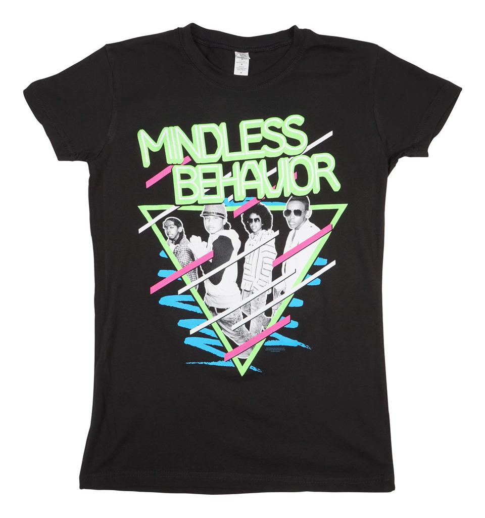 Mindless Behavior Scribble Unisexs Black T Shirt