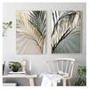 Shades, wall painting on canvas, Nordic posters and prints, wall panels for living room decor, foggy plant, dried leaves, sunlight