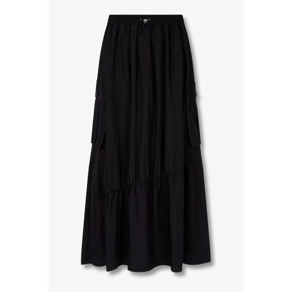 Vov Cargo Flare Shirring Skirt 7125335501