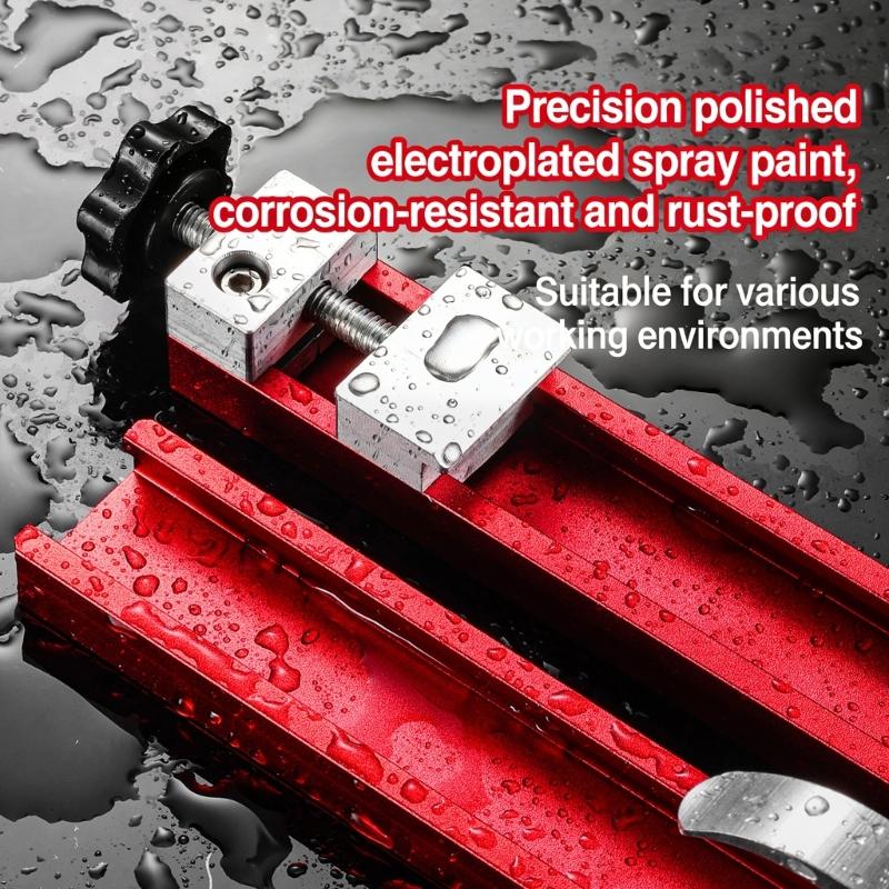 Professional Aluminum Miter Gauges For Power Chainsaws With Reverse Locking Mechanism And Two Size Available