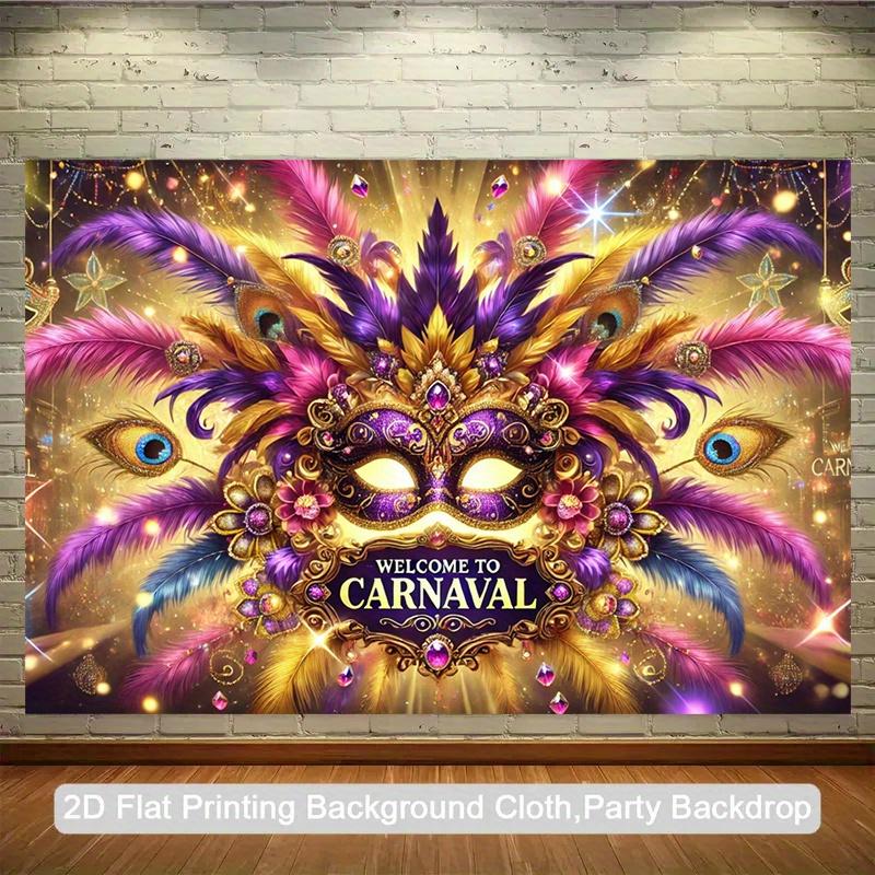 1 2D flat piece, carnival welcome sign, indoor and outdoor banner decoration, studio props for photography studio