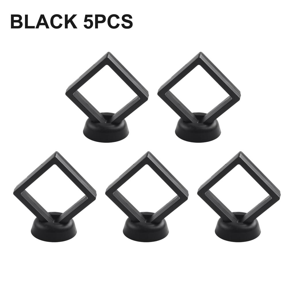 3D Floating Frame Display Box Clear Jewelry Multipurpose Storage Box