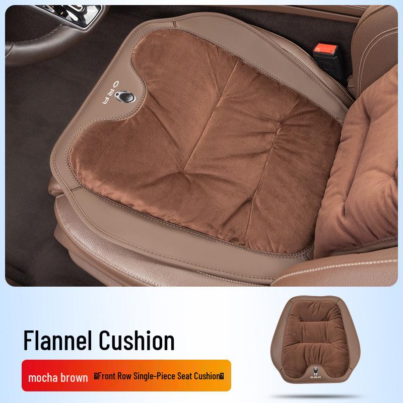 ORA Good Cat & Variants Car Seat Cushions - Flannel Lumbar Backrest