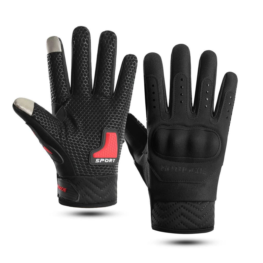 Cycling motorcycle bicycle full finger gloves men's non-slip and wear-resistant touch screen outdoor sports training anti-drop tactics