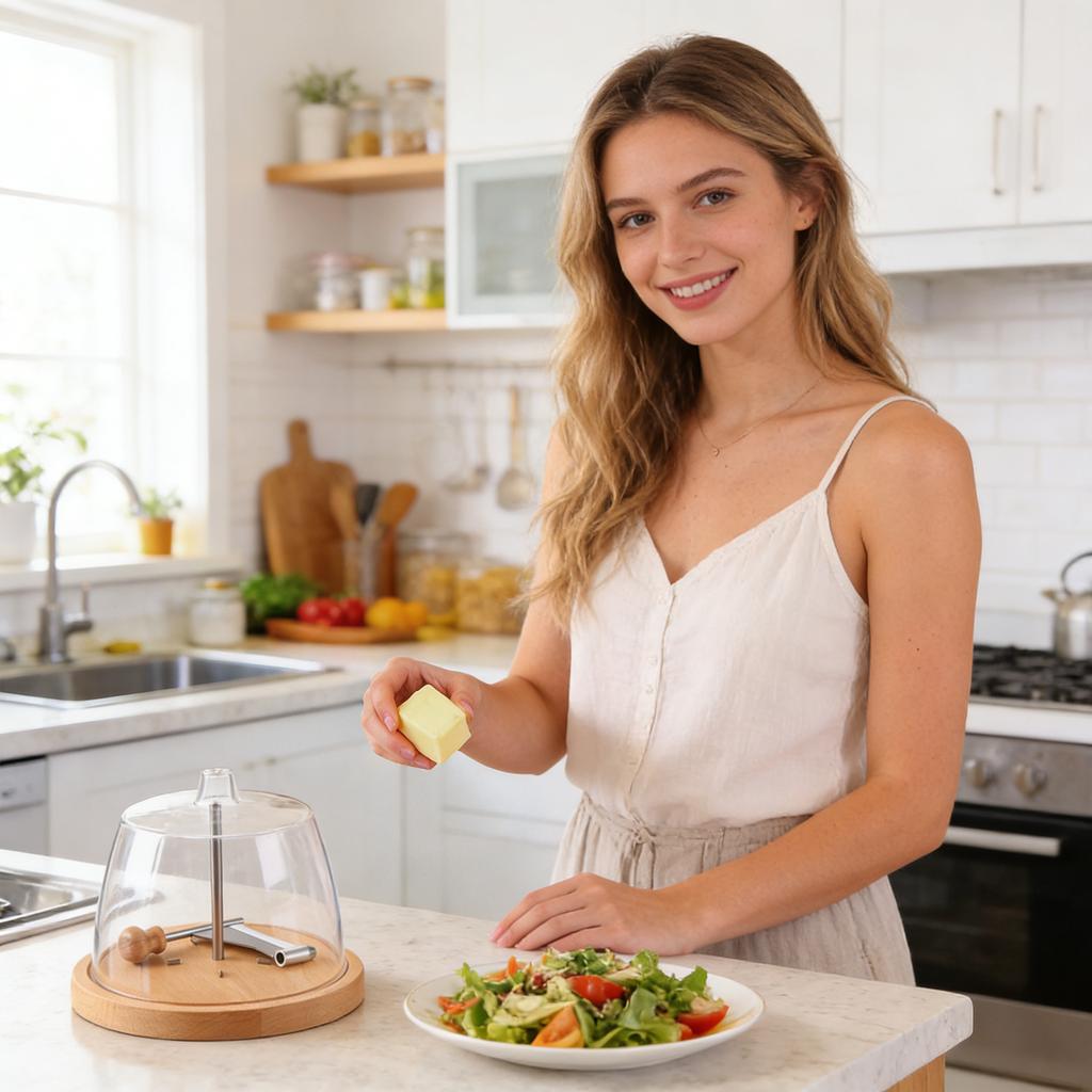Malý sýrový struhadlo Basque, 2026 Vylepšený kroutící nástroj na sýr, Květinový výrobník, Kolečko, Pro párty a řemesla, Krásné servírovací talíře nebo pro přidání kreativního