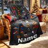 Custom Name Personalized basketball Print Blanket, Home Decor, Bedroom, Sofa, Camping, Couch, Gifts for Birthday Christmas