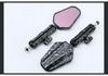 Kelong RX Off-road ADV Motorcycle Foldable Adjustable Reflective Rearview Mirror with Blue Tint