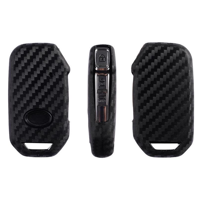 Kia Compatible Carbon Fiber Remote Shell for Telluride, Stinger, Forte & K5