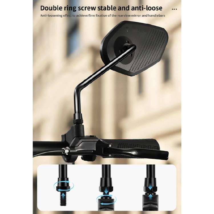 360 Degree Adjustable Rotatable Handlebar Mounted Mirror Handlebar Bicycles Mirror, Bicycles Cycling Rear View Mirror