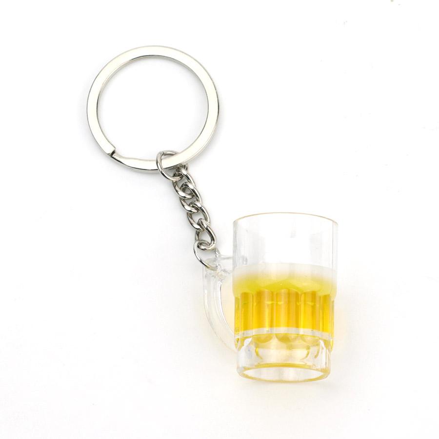 Creative 5Pcs Per Pack Mini Glass Shape Charm Pendant DIY Keychain Necklace Resin Wine Cup Bag Decoration Accessories Wholesale