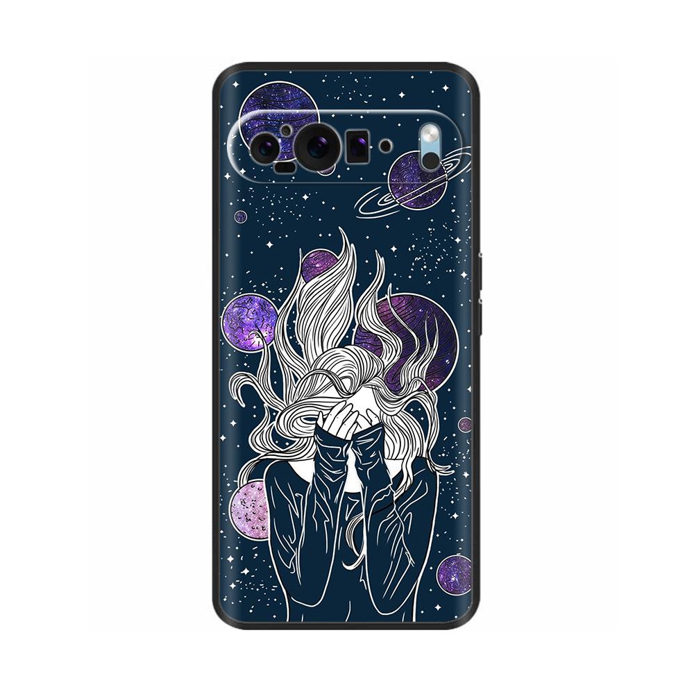Para Google Pixel 10 Pro 10Pro XL Funda Dulce Amor Flor Suave Silicona TPU Cubierta para Google Pixel10 Pro XL Resistente a Golpes Carcasa Funda