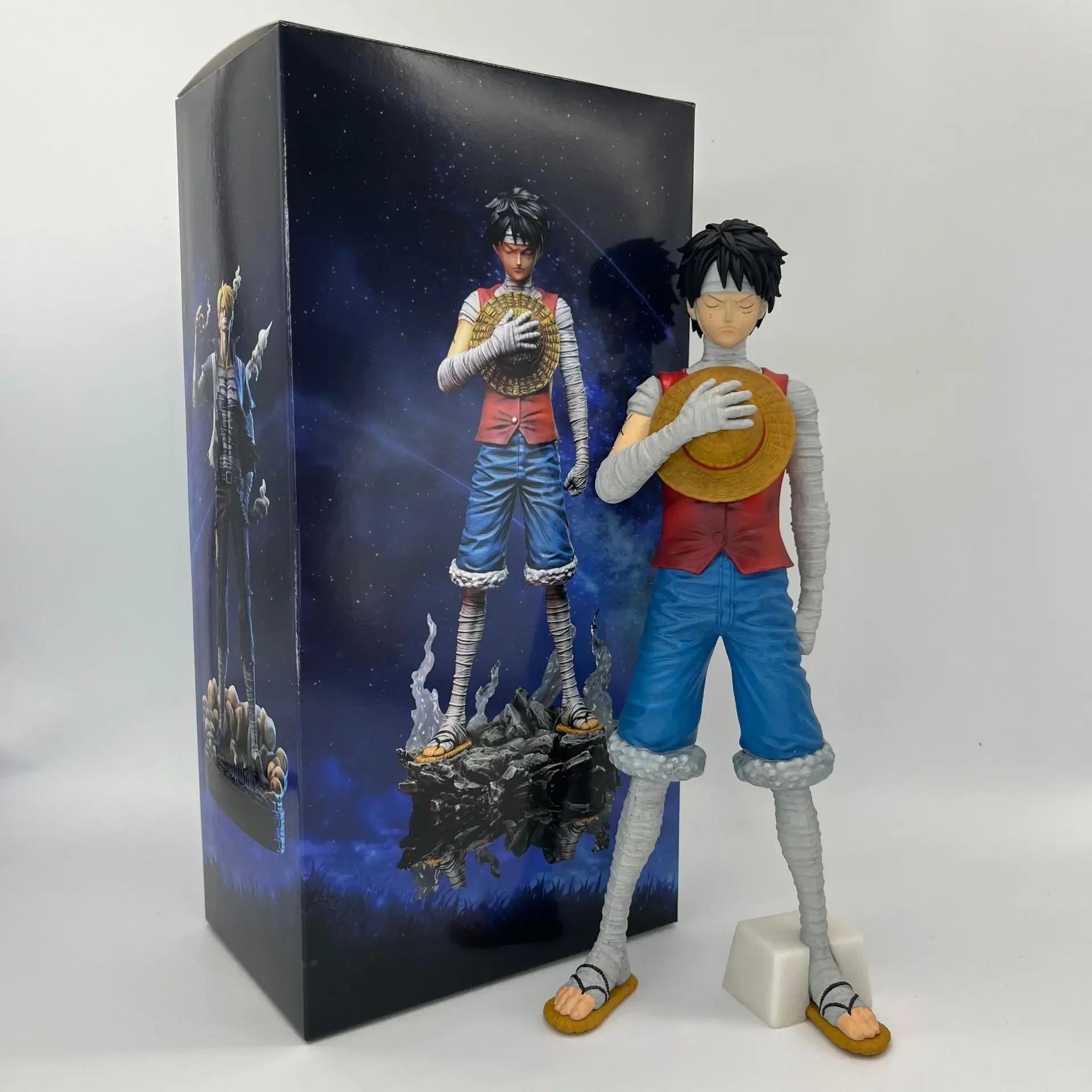 

One Piece Figures 3D2Y Bathed in Blood Zoro Condolence Luffy Sanji Anime Figures Pvc Collection Model Toys Doll Birthday Gift 29CM