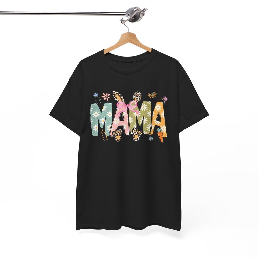 

Mama Artistic Floral T-Shirt - Unique Flower Tee for Creative Outfits L