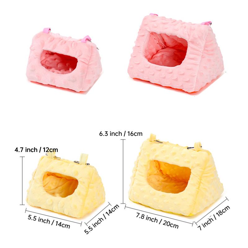 Winter Warm Bird Nest for Cage Comfortable Bird Bed Hanging Hammock Shed Hideaway Hut for Macaws African Grey Amazon Parrots