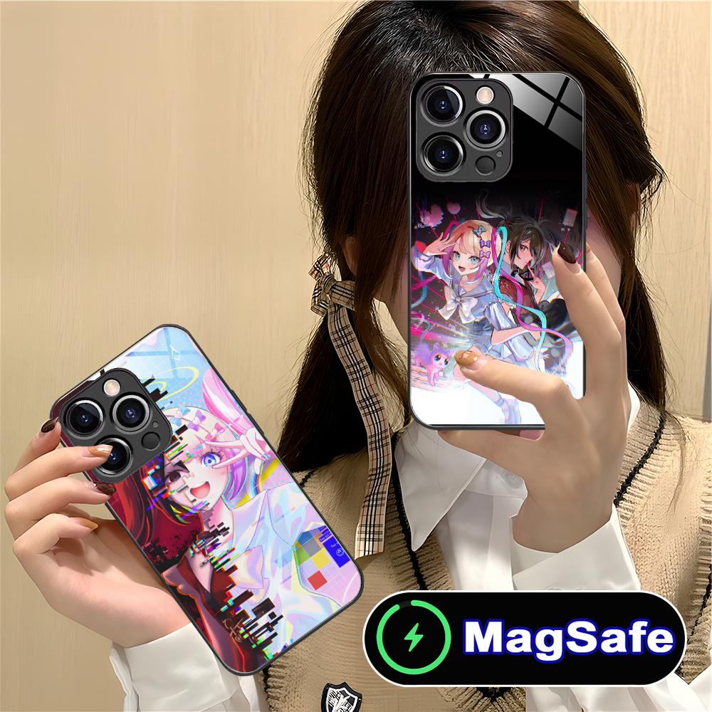 Needy Girl Overdose Phone Case for iPhone 16 15 14 13 12 11 Pro Max Plus Mini MagSafe Glass Colour Printing Smartphone Cover