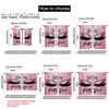 2Pcs Eyelash Curtainsstylish Pink Sparkles Blackout Curtains Adult Eyelash Diamond Aesthetic Curtains Drapes Makeup Eyelash