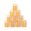 19mm Casino Dice with Razor Edges and Matching Serial Numbers Clear Translucent D6 Royal Craps