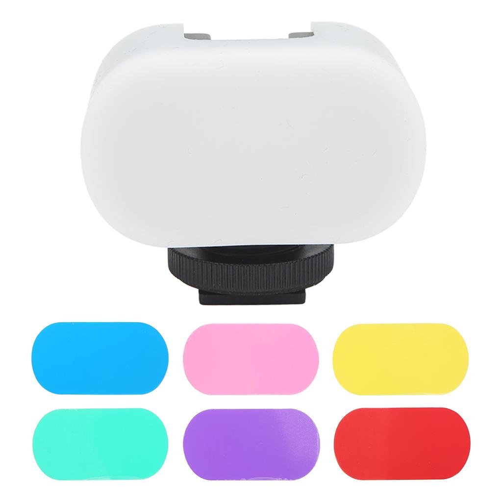 Camera Light RGB Soft Light Mini Size Type C Charging 6 Colors Widely Used Mini Video Light for Live Photography