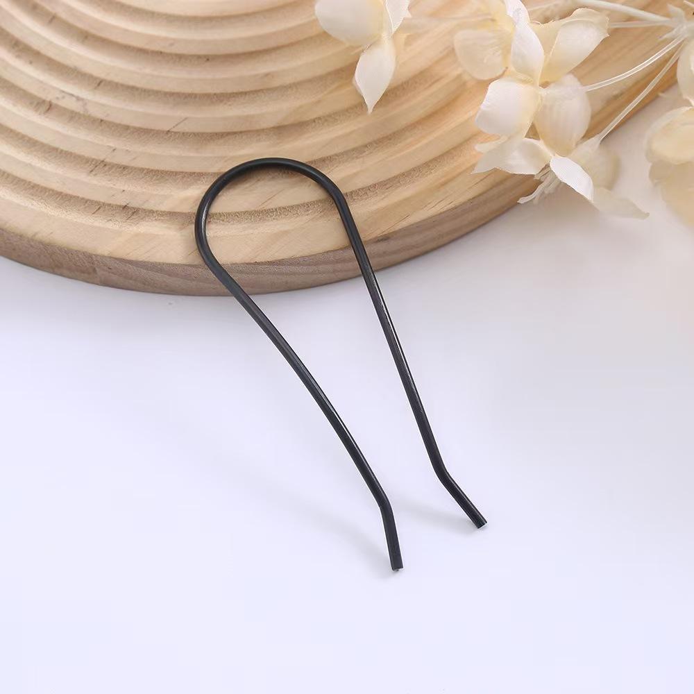 

Корейские U-образные заколки для волос с жемчугом, заколки для волос для женщин, элегантный стиль, металлические вилки, винтажные заколки с жемчугом, инструменты для укладки волос, подарки