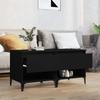 819551 vidaXL Tables d'appoint 2 pcs Noir 50x46x50 cm Bois d’ingénierie