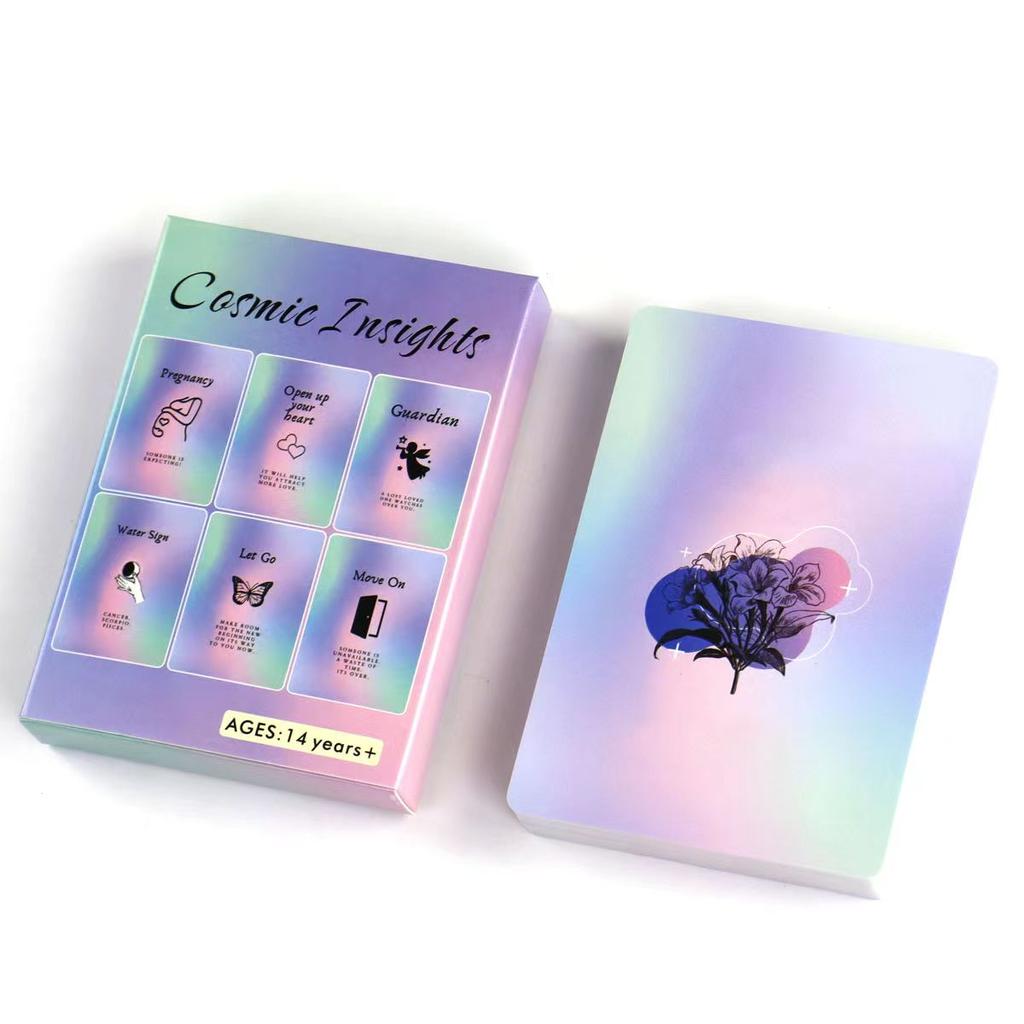 Cosmic Insights Oracle Deck | 41 Cards Giving Tons of Insight and Clarity On Your Daily Life 10.4*7.3cm