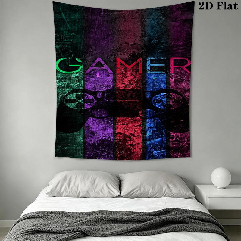 Video Game Controller Tapestry Tapestry Fashion Print Background Cloth Atmospheric Background Cloth Christmas Gift Background Wall Hanging Cloth