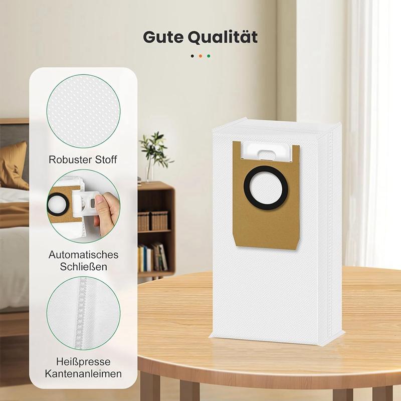 Staubsaugerbeutel für Eufy S1 Pro Roboterstaubsauger, Ersatzbeutel mit großer Kapazität, Zubehör