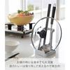 Yamazaki Ladle Pot Lid Stand White Approximately W10D10H15cm Tower Holder 2248
