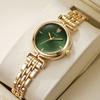 Round Dial Shape Women Wrist Watch Alloy Steel Band Watch Minimalist Round Dial Watch  Daily