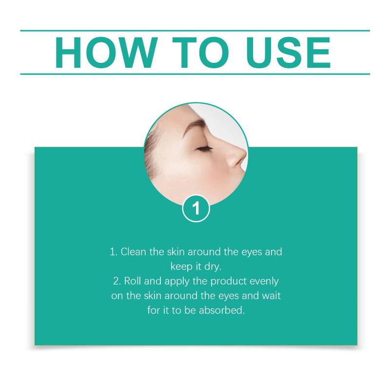 Refreshing Eye Roller For Hydration & Firming, Soothing Gel With Hyaluronic Acid & Mint Extract, Portable Massage Stick For Dark Circles & Puffiness