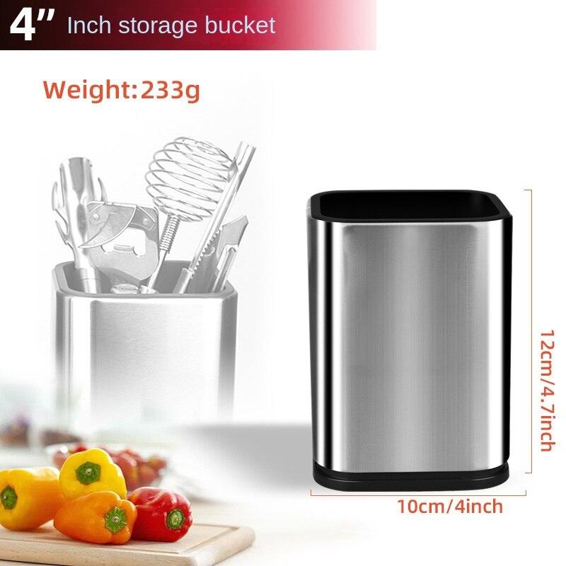 Storage Knife Rack Stainless Steel Knife Rack Drainable Knife Rack Size Kitchen Knife Block Kitchen Supplies Storage Rack