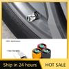 Car Sticker 2026 Hot 4Pcs Car Logo Wheel Tire Valve Air Valve Stem Caps For Skoda Octavia Fabia Kamiq Kapoq Kodiaq Rapid SCALA S