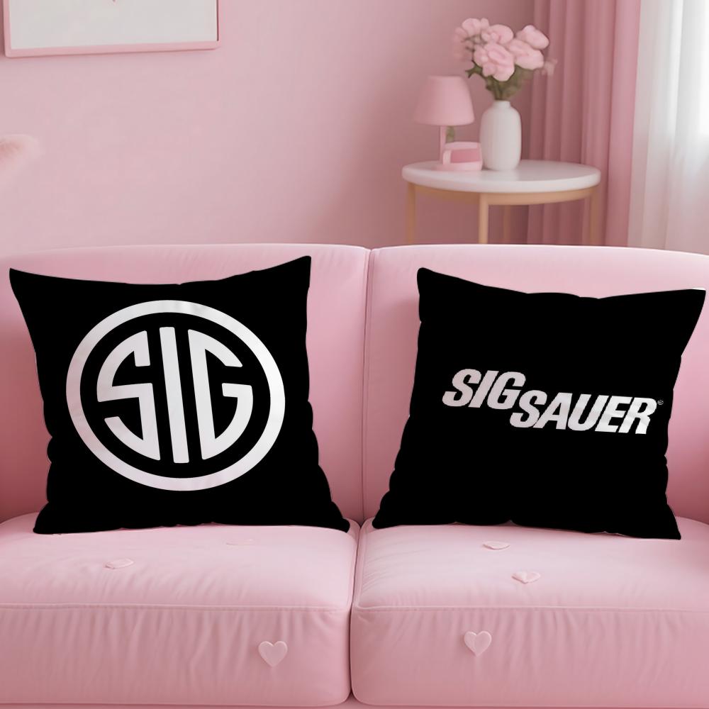 Fashion Ssig Sauerable Cushion Cover Soft EasyWash Pillow Case Versatile for Couch Bed Travel and Office
