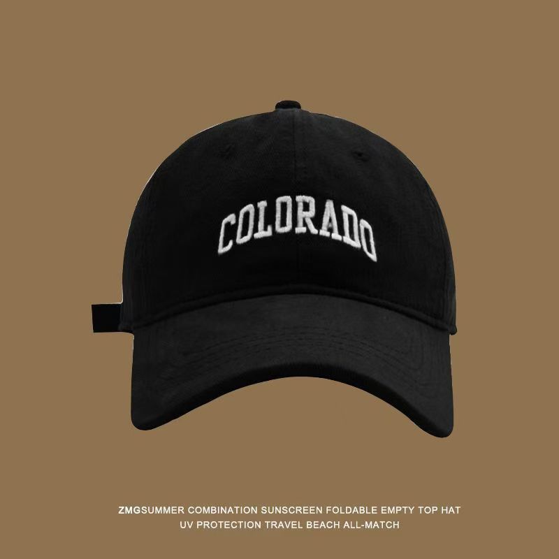 

Korean-style women s versatile cap that makes the face look smaller, with letter embroidery, a deep hard brim, and a large head circumference, trendy Extra large size for larg