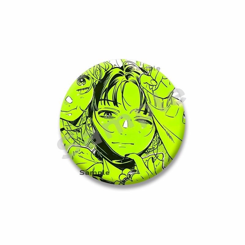 Anime The Guy She Was Interested In Wasn't A Guy At All Button Pin Cartoon Mitsuki Koga Brooch Badge Bag Hat Decor Accessories