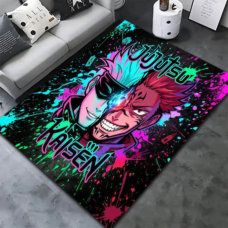 Jujutsu Kaisen Carpet Rug For Living Room Bedroom Home Sofa Decoration Kids Play Nonslip Floor Mat