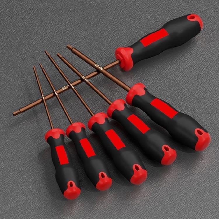 Magnetic Hex Screwdriver Set in 8 Different Size Wear Resistant Alloy Steel Screwdriver for Electronics Repairs