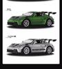 CH554071 911 GT3 RS Alloy Pull-Back Toy Car with Opening Double Doors