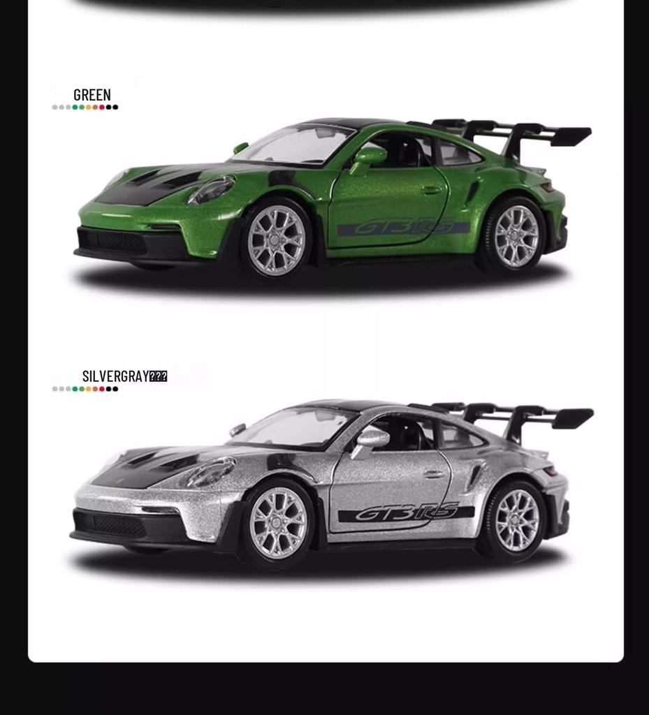 CH554071 911 GT3 RS Alloy Pull-Back Toy Car with Opening Double Doors