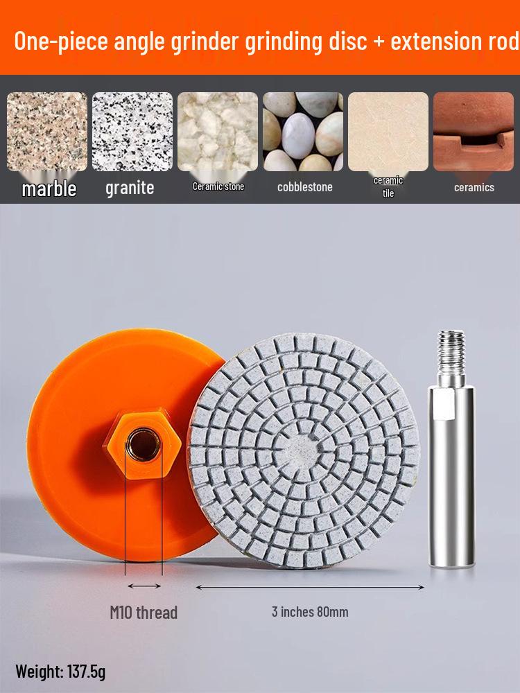 Tile Trimmer & Edger: Integrated Grinding & Polishing Disc for Beveling