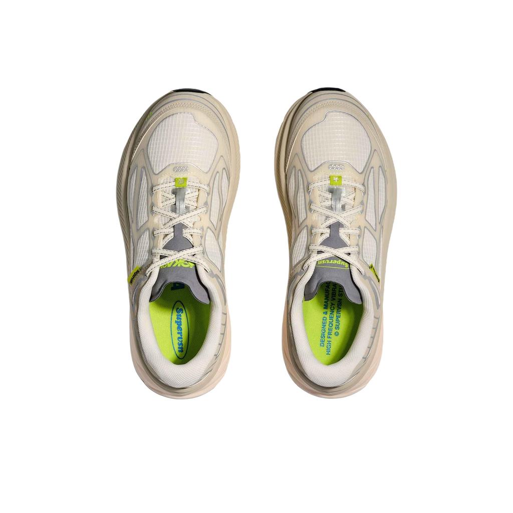 Hoka One One Supervsn X  Clifton 19 Pohodlné Všestranné Běžecké Boty Unisex teniska Ledově šedá 1173070-CNNL